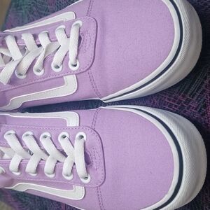 Vans Lavender Canvas Sneakers